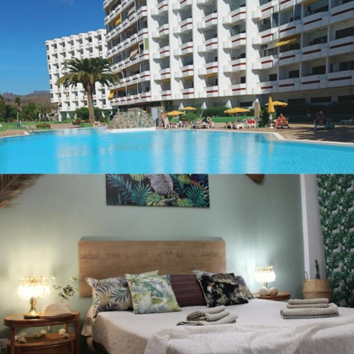 Agaete Park Tropical Style Apartment Playa del Ingles  Exterior photo